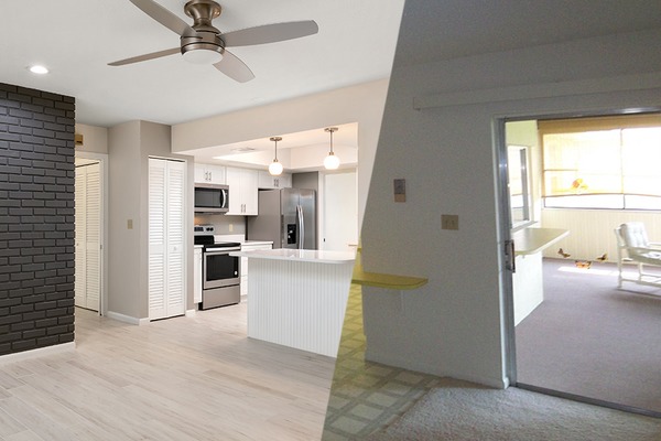 Before and After Photos of Home Updates
